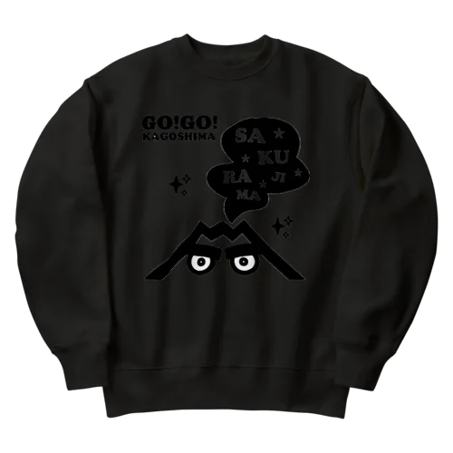 GO!GO!KAGOSHIMA 桜島くん Heavyweight Crew Neck Sweatshirt