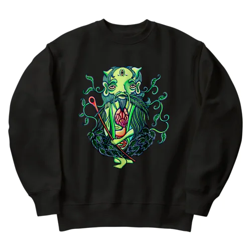 〜神農型抜き〜 Heavyweight Crew Neck Sweatshirt