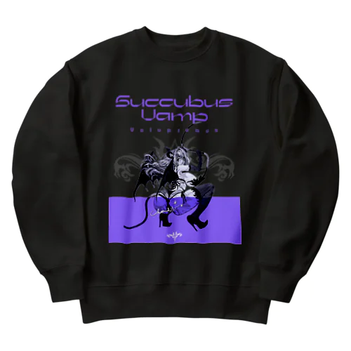 サキュバス・ヴァンプ 0613 小悪魔 ヴォラプチュアス Heavyweight Crew Neck Sweatshirt