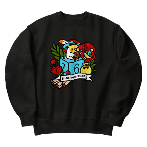 Chubby Bird オカメインコとマンドリン　Birdic Inspiration 2 Heavyweight Crew Neck Sweatshirt