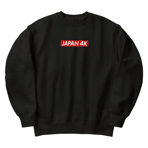 JAPAN 4K ロゴアイテム Heavyweight Crew Neck Sweatshirt