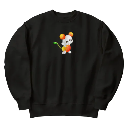 フルーツアニマル　サクランボネズミ Heavyweight Crew Neck Sweatshirt