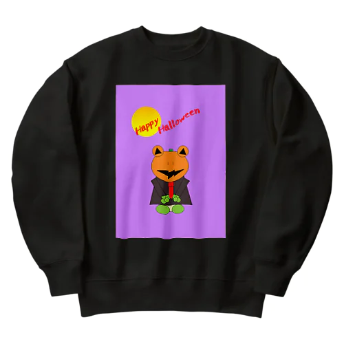 ハロウィン　パンプキンパパ Heavyweight Crew Neck Sweatshirt