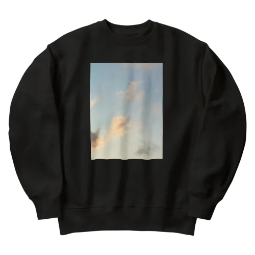 朝焼けと雲 Heavyweight Crew Neck Sweatshirt