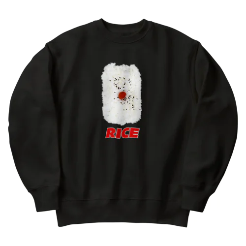 🍙ライス（米） Heavyweight Crew Neck Sweatshirt