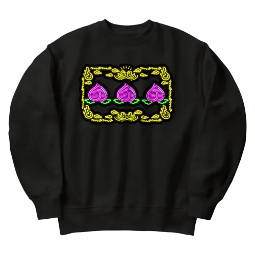 ももネオン Heavyweight Crew Neck Sweatshirt