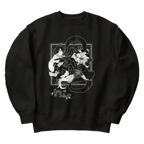 NADU×KURO(濃色地向け) Heavyweight Crew Neck Sweatshirt