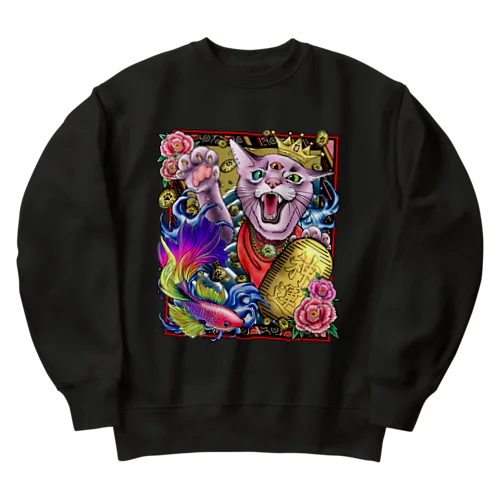 招き猫🐈 Heavyweight Crew Neck Sweatshirt