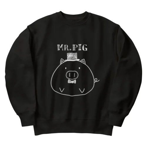 ミスターピッグ（白線版） Heavyweight Crew Neck Sweatshirt