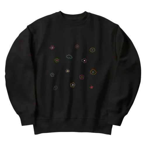 手書きイラスト Heavyweight Crew Neck Sweatshirt