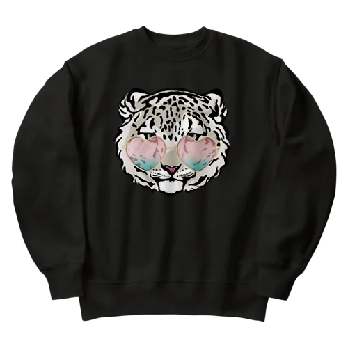 Snow Leopard Heavyweight Crew Neck Sweatshirt