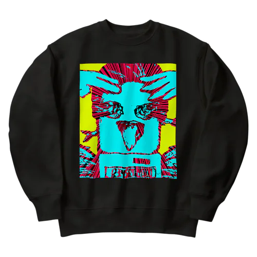 『数の子』明太子背景Ver. Heavyweight Crew Neck Sweatshirt