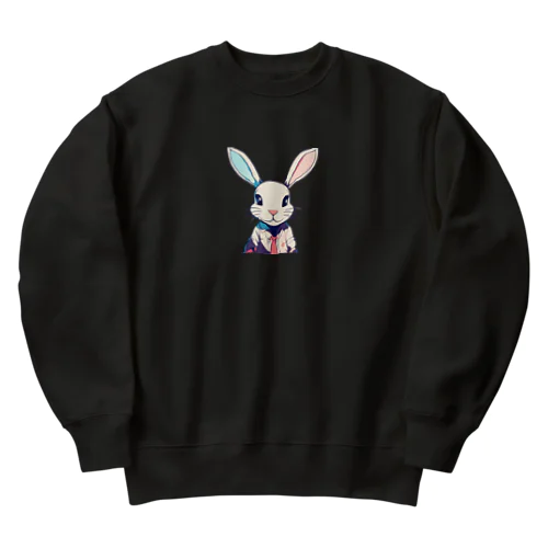 アニメーションうさぎ Heavyweight Crew Neck Sweatshirt