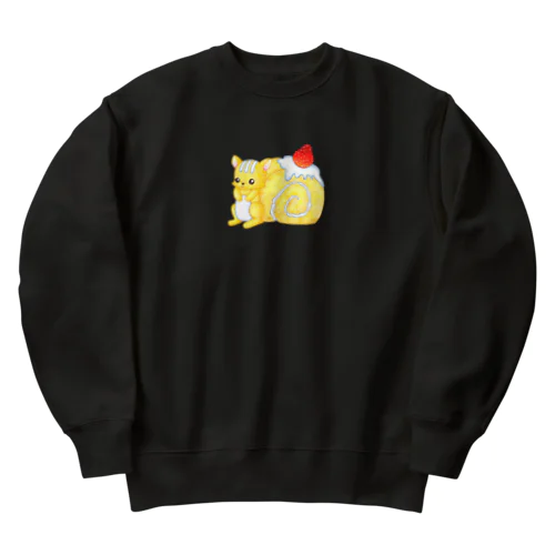 フードアニマル　ロールケーキリス Heavyweight Crew Neck Sweatshirt