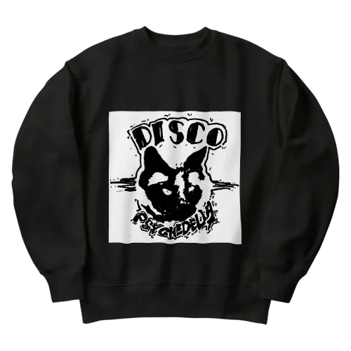 disco psychedelia Heavyweight Crew Neck Sweatshirt