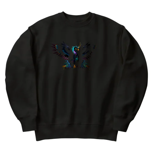 カラフルな鳥 Heavyweight Crew Neck Sweatshirt