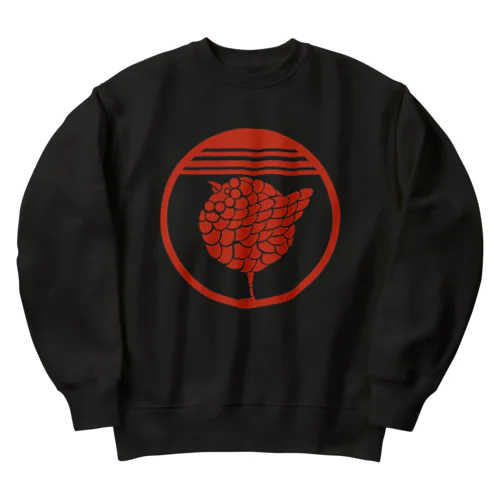 サブロウ紋（朱） Heavyweight Crew Neck Sweatshirt