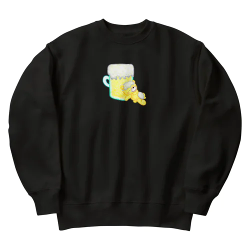 ドリンクマ　ビールクマ Heavyweight Crew Neck Sweatshirt