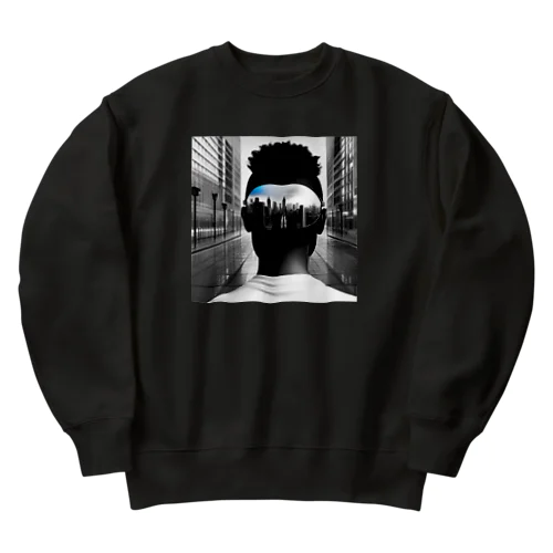 未来の視界（Vision of the Future） Heavyweight Crew Neck Sweatshirt