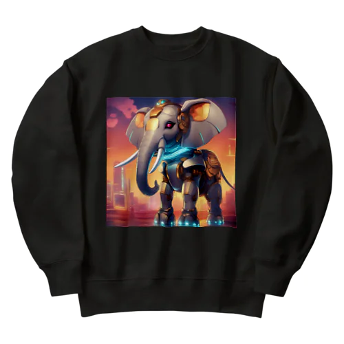 ウォーキング・エレファント：ロボット象の大冒険 Heavyweight Crew Neck Sweatshirt