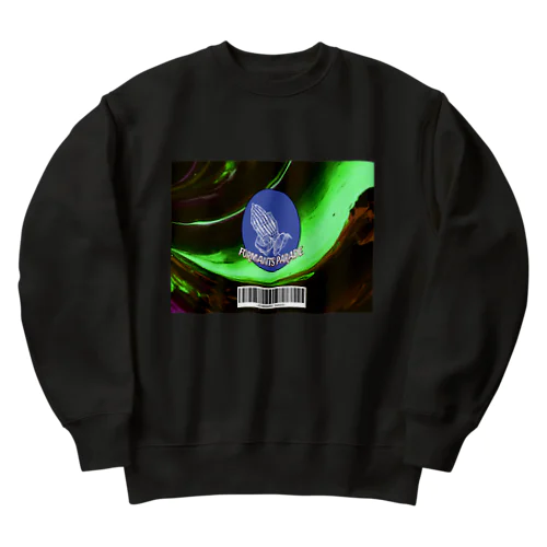 FORMANTS PARADE -Green Haze- Heavyweight Crew Neck Sweatshirt