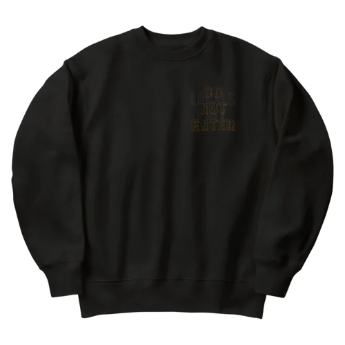 MUKU-MO LOCALS 「DO NOT ENTER」 Heavyweight Crew Neck Sweatshirt