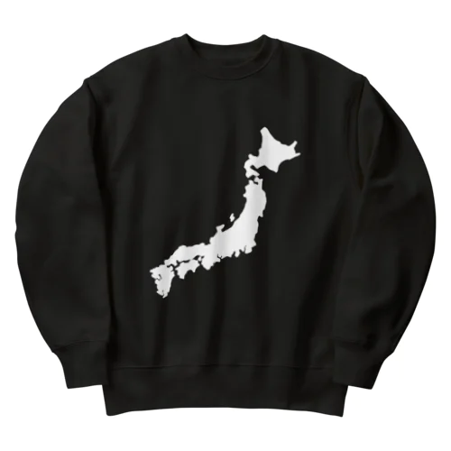 日本地図 Heavyweight Crew Neck Sweatshirt