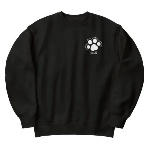 肉球をモチーフにしたオリジナルブランド「nikuQ」（猫タイプ）です Heavyweight Crew Neck Sweatshirt