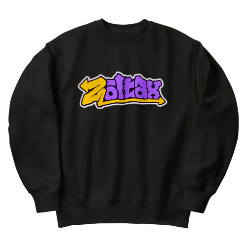 Zoltax. グラフィティ ロゴ 紅芋タルト Heavyweight Crew Neck Sweatshirt