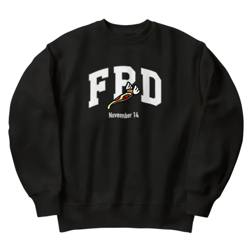 フライングピザの日 Heavyweight Crew Neck Sweatshirt