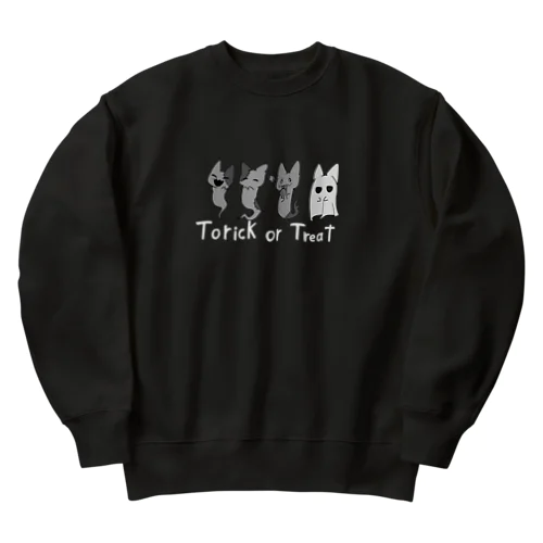 ななしのねこ【黒】 Heavyweight Crew Neck Sweatshirt