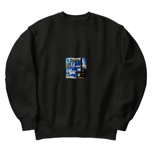 空と海 Heavyweight Crew Neck Sweatshirt