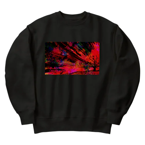 サイケデリックな紅葉 Heavyweight Crew Neck Sweatshirt