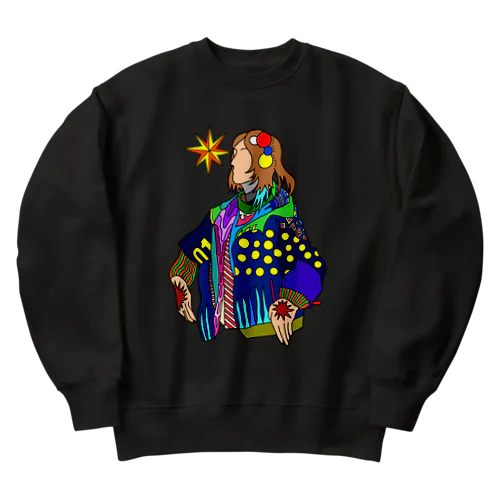 STAR-HANDS GIRL Heavyweight Crew Neck Sweatshirt