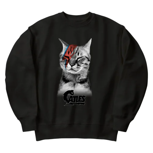 CATLES FUKUSUKE BOWIE Heavyweight Crew Neck Sweatshirt