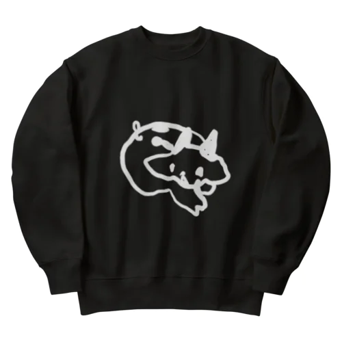 うし　ターン　白線 Heavyweight Crew Neck Sweatshirt