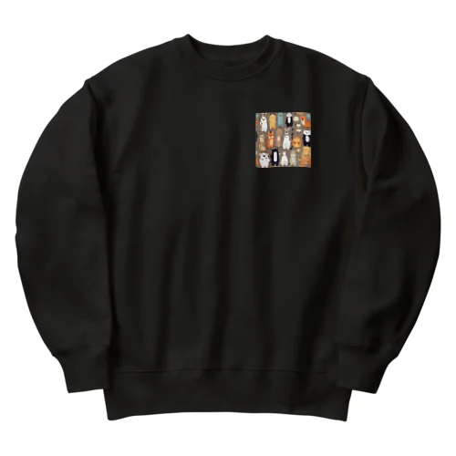 ゆるゆるアニマル Heavyweight Crew Neck Sweatshirt