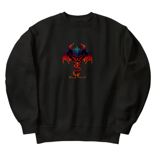 【Black Devil】02 Heavyweight Crew Neck Sweatshirt