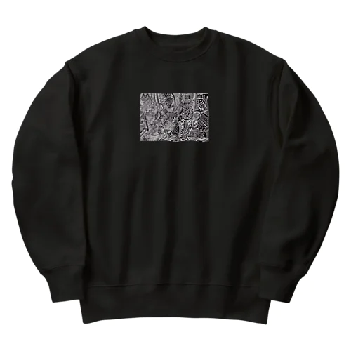 百色 Heavyweight Crew Neck Sweatshirt