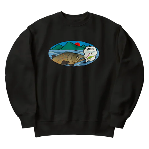 WHO IS TODAY トラウト Heavyweight Crew Neck Sweatshirt