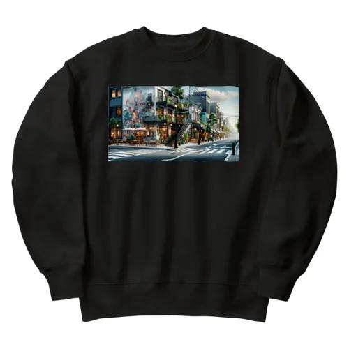 ノスタルジーシティ Heavyweight Crew Neck Sweatshirt