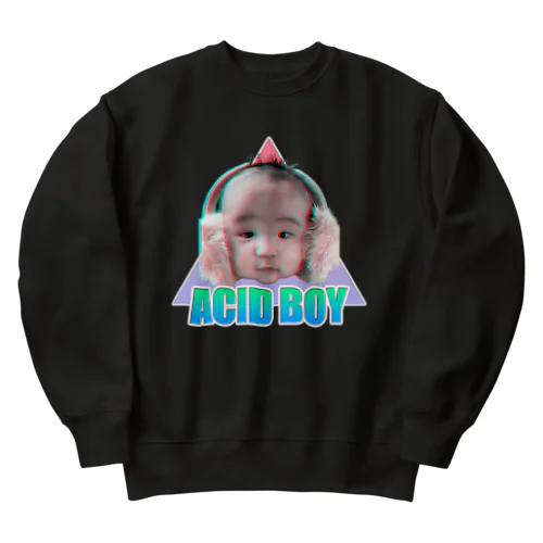 クソカワACID BOY Heavyweight Crew Neck Sweatshirt