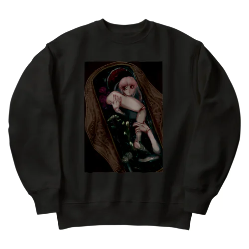 ハーバリウムの人形 Heavyweight Crew Neck Sweatshirt