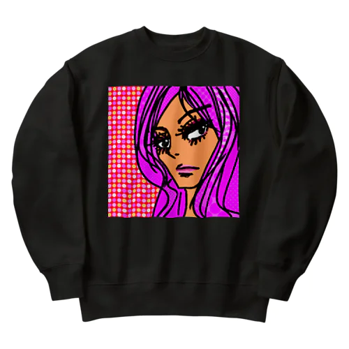 PINK女子 Heavyweight Crew Neck Sweatshirt