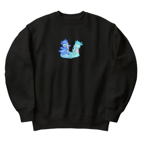 キャンディードラゴン　青 Heavyweight Crew Neck Sweatshirt