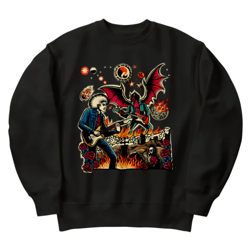 悪魔とランデブー Heavyweight Crew Neck Sweatshirt