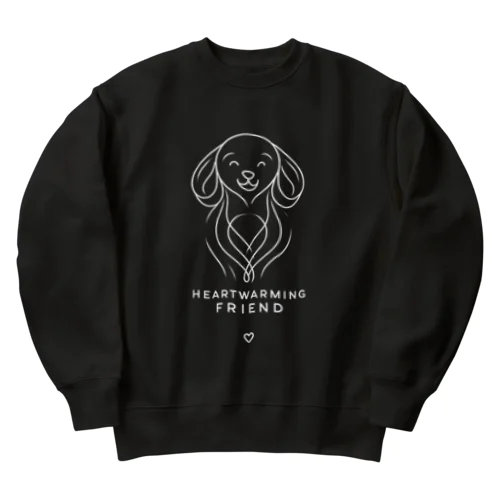 犬は友達 Heavyweight Crew Neck Sweatshirt