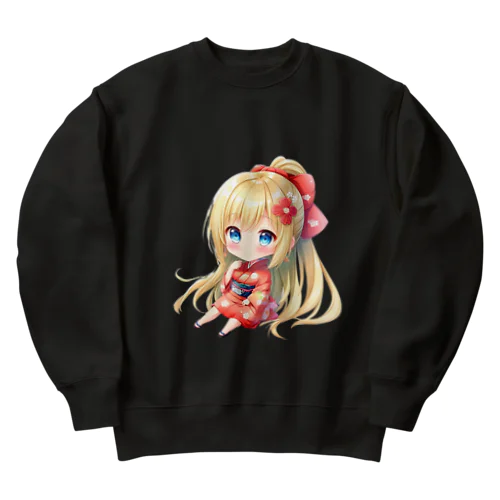 ちび陽葵ちゃんグッズ Heavyweight Crew Neck Sweatshirt