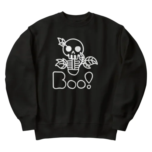 Boo!(ガイコツ) Heavyweight Crew Neck Sweatshirt