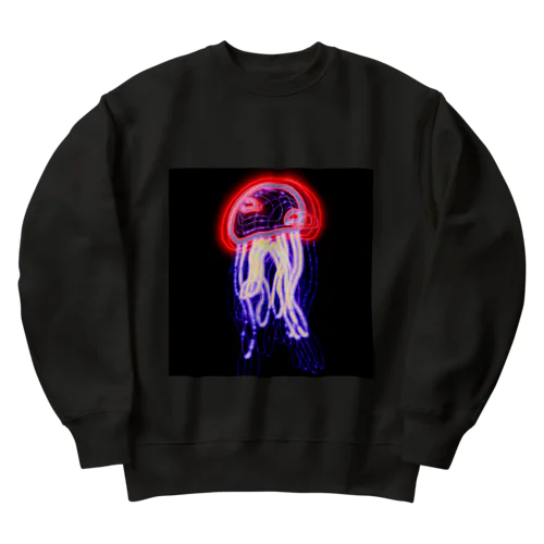 jellyfish_ネオン Heavyweight Crew Neck Sweatshirt